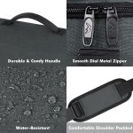 Messenger Bag for Men, Women Briefcases Lightweight Men's Laptop Bag 15.6 inch Water Resistant Crossbody School Satchel Bags for Boys Computer Work Office Bag with Shoulder Strap, Black - Image 5